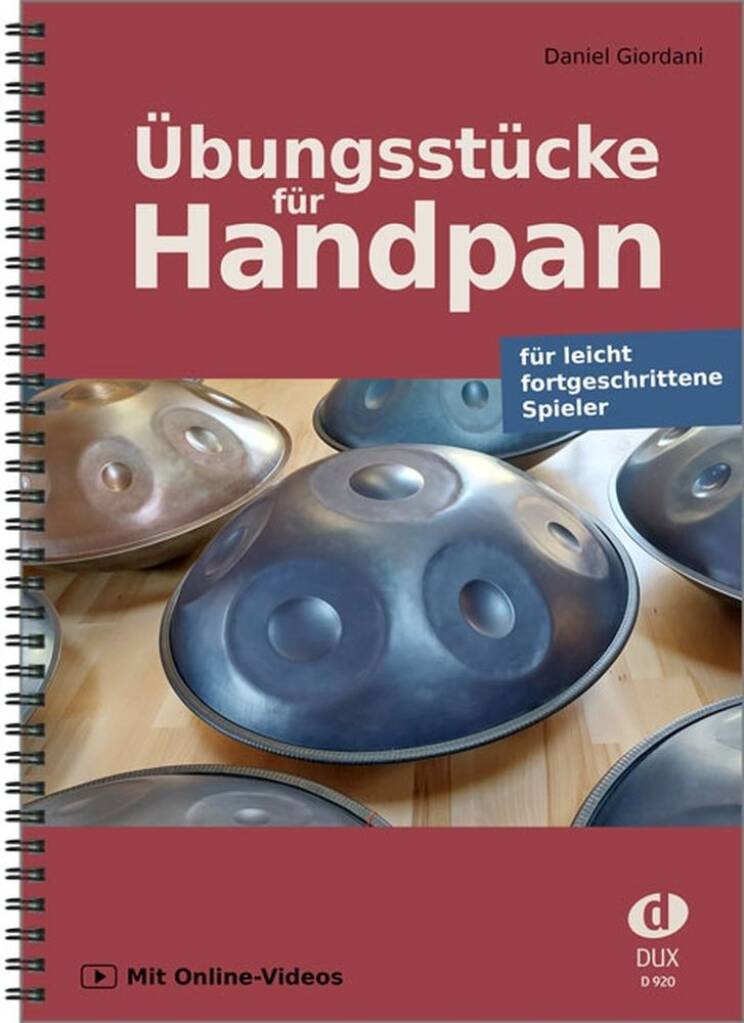 Übungsstücke für Handpan : für leicht fortgeschrittene Spieler
