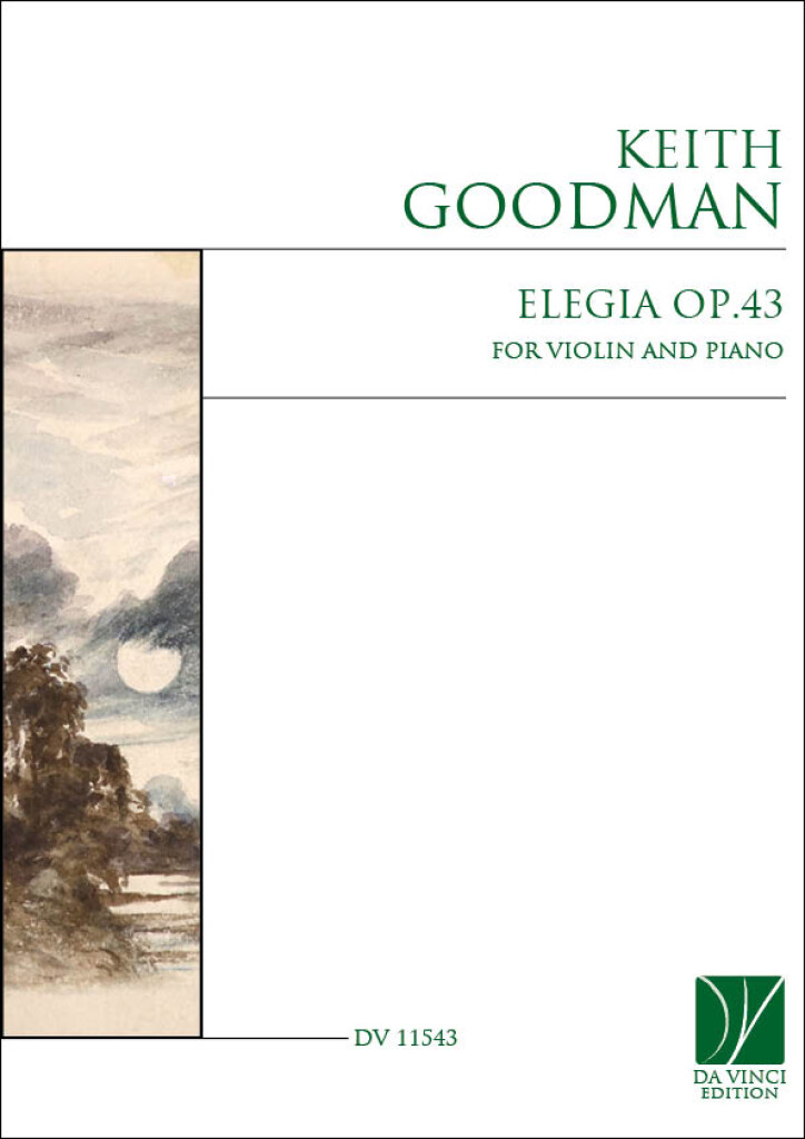 Elegia op.43, for Violin and Piano