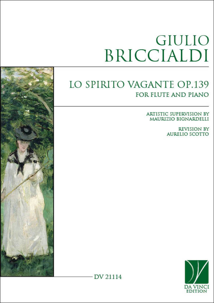Lo Spirito Vagante Op.139, for Flute and Piano