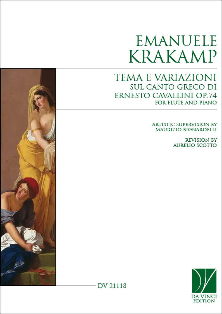 Tema e Variazioni : sul Canto Greco di Ernesto Cavallini Op.74