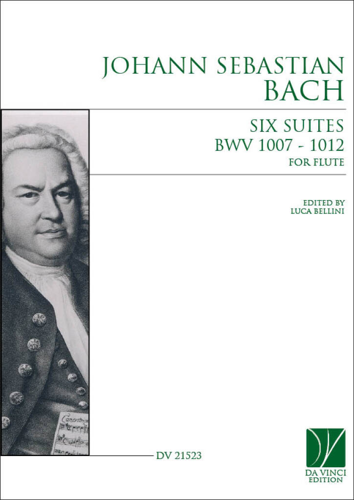 Six Suites BWV 1007 - 1012, for Flute