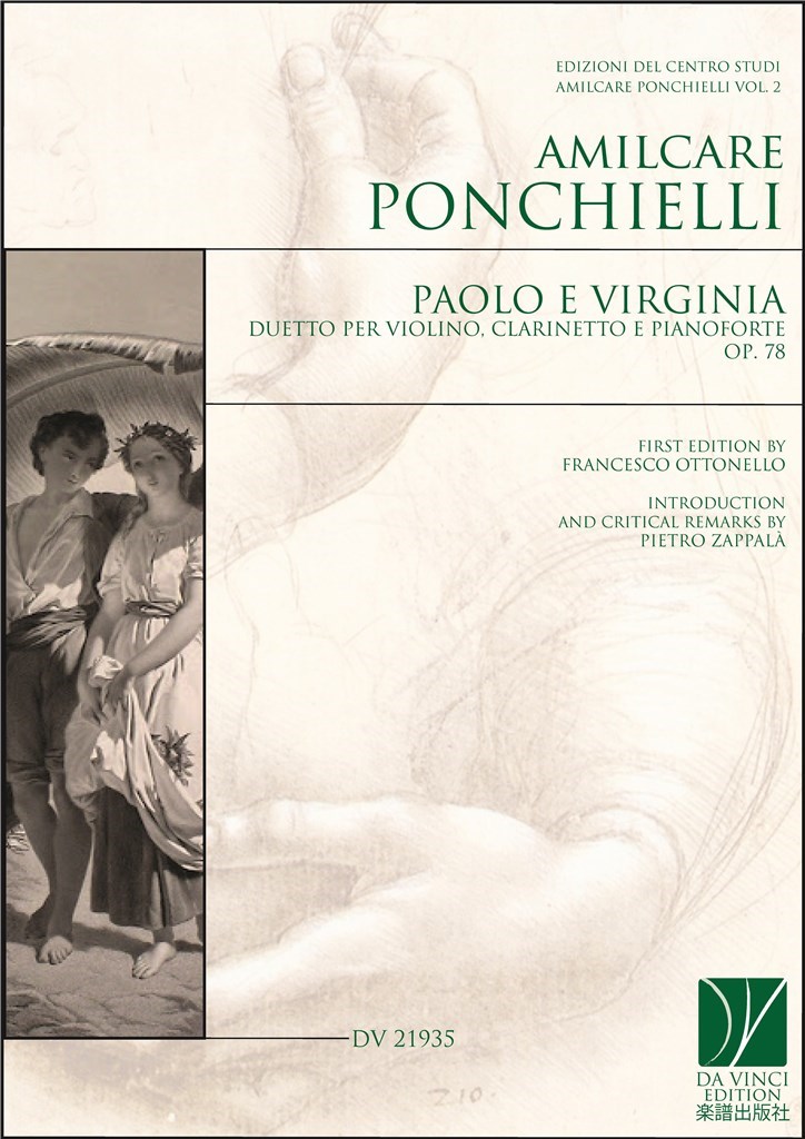 Paolo e Virginia Op. 78 : Duetto per violino, violoncello e pianoforte, Edizioni del Centro Studi Amilcare Ponchielli Vol. 2