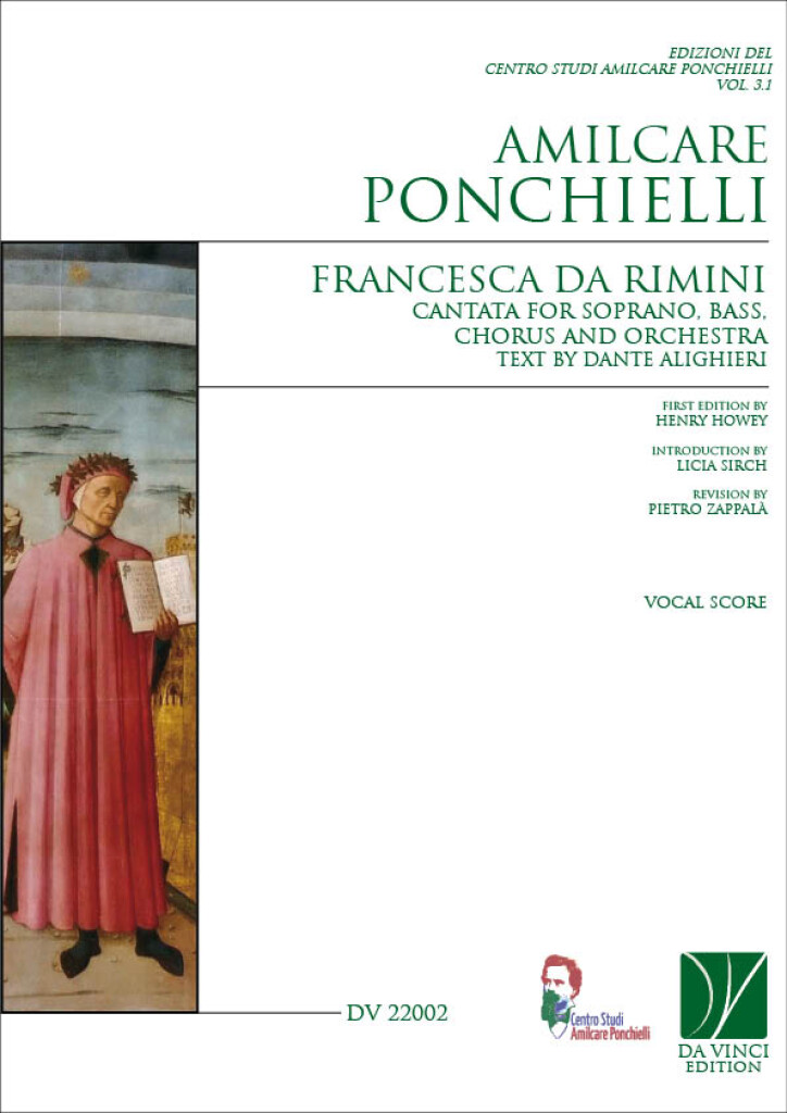 Francesca da Rimini, Cantata : for Soprano, Bass, Chorus and Orchestra (Vocal Score) Text by Dante Alighieri
