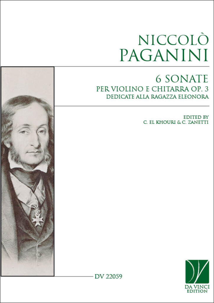 6 Sonate : per Violino e Chitarra Op. 3, Dedicate alla Ragazza Eleonora