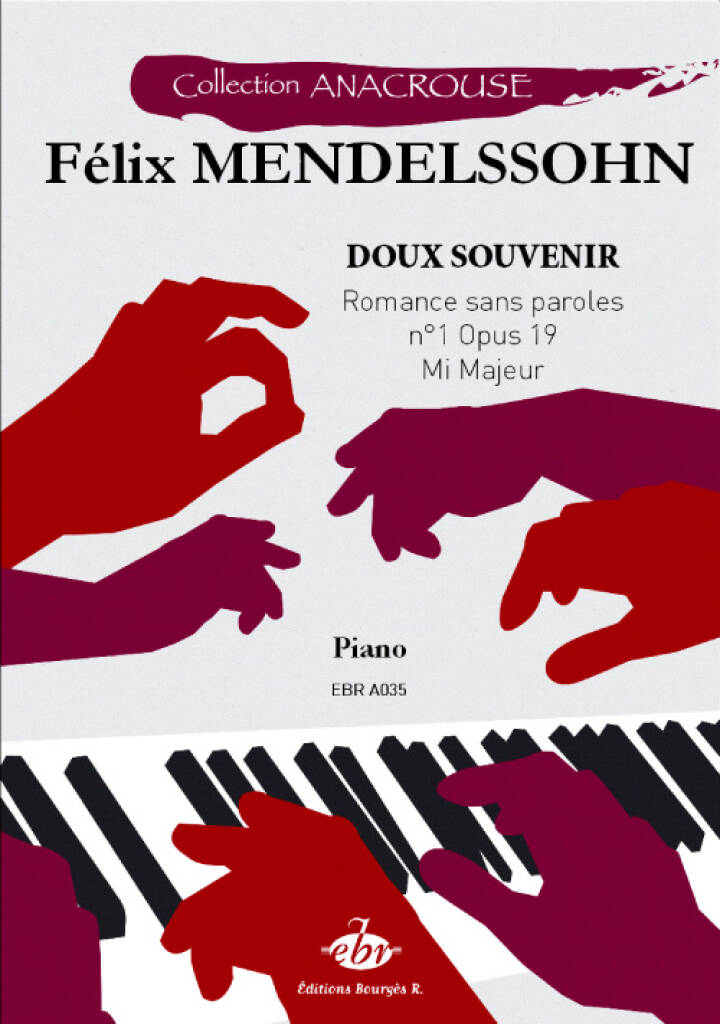 Doux souvenir N°1 Opus 19 : Collection Anacrouse