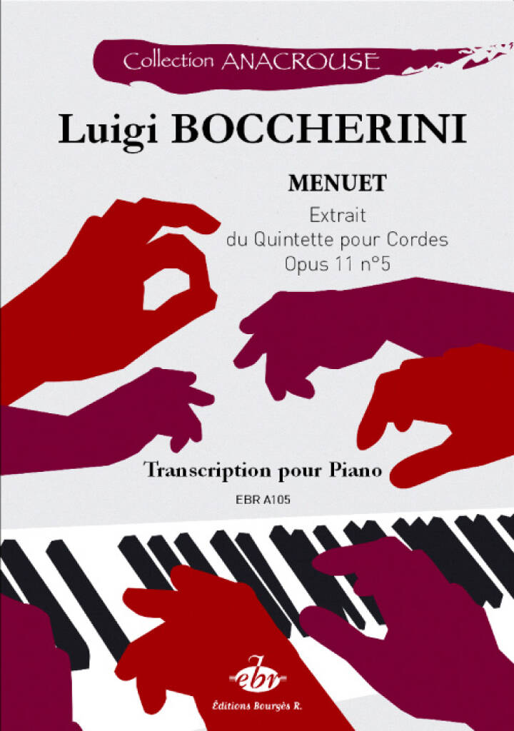 Menuet Opus 11 N°5 : Collection Anacrouse