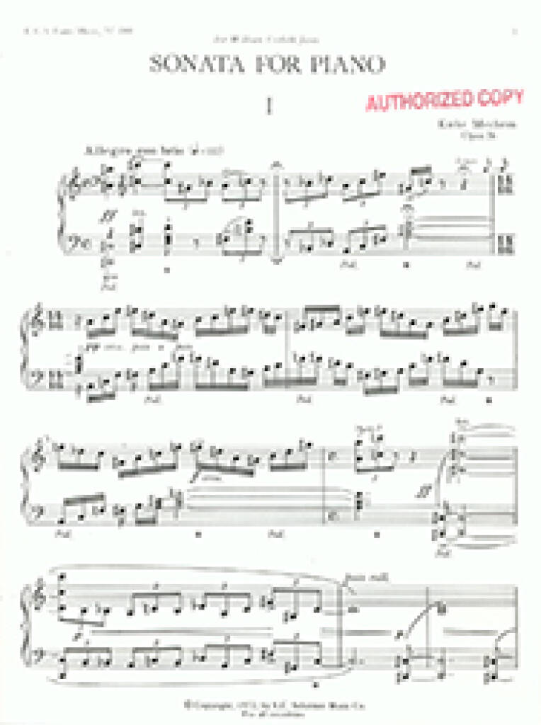 Sonata for Piano