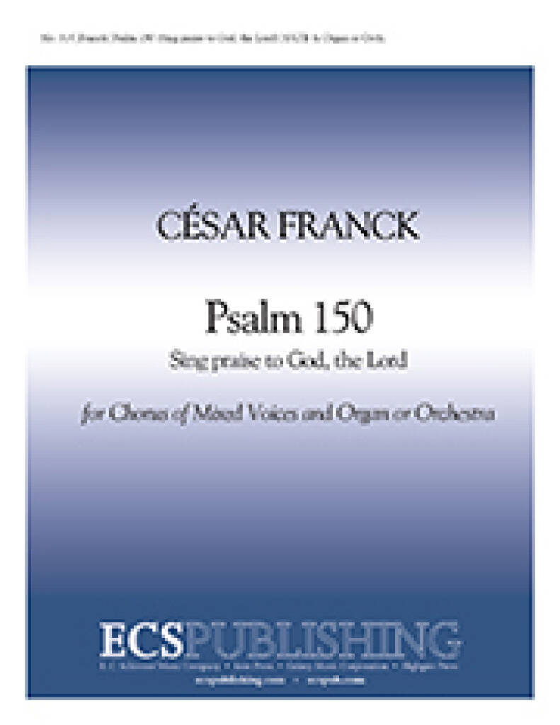 Psalm 150: Sing Praise to God : Orchestra score and parts available for rental
