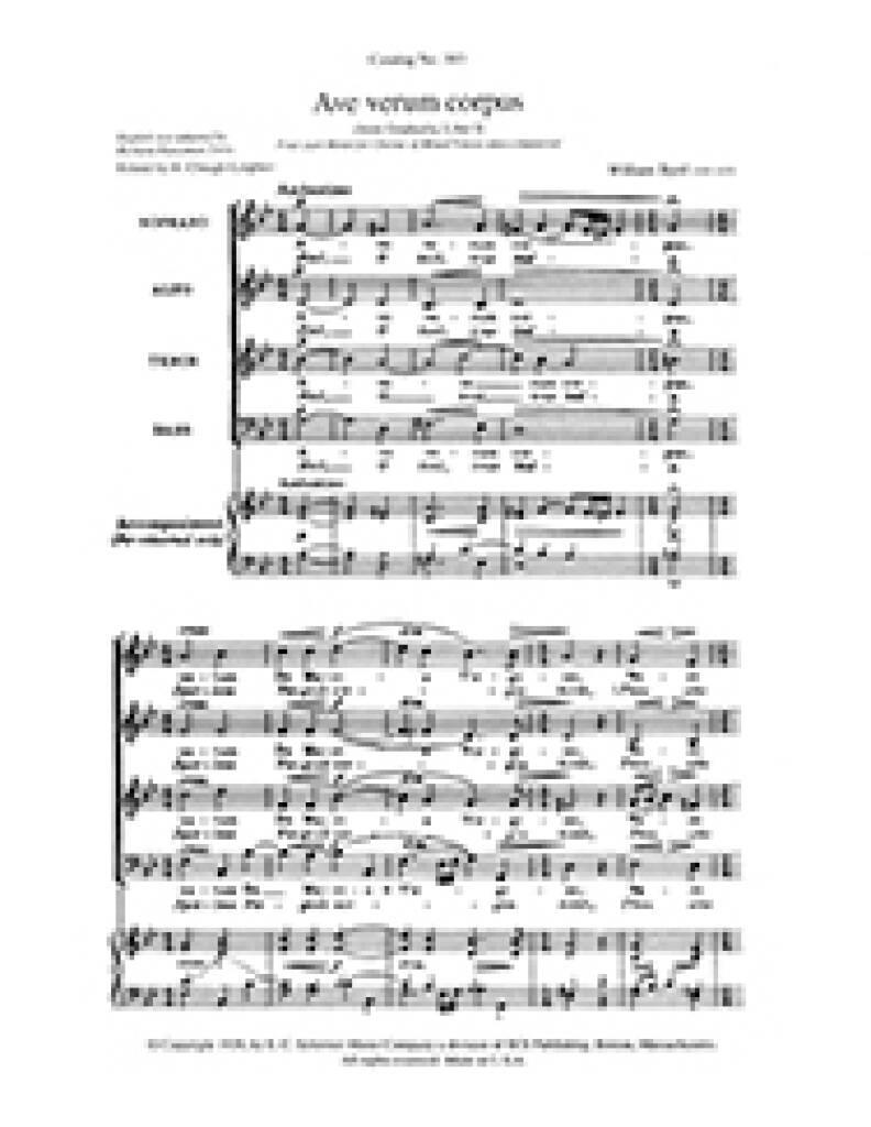 Ave verum Corpus : Hail, Hail, True Body