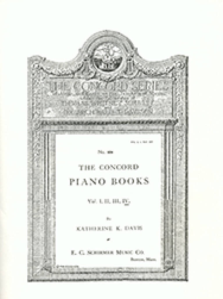 Concord Piano Book, Vol. IV