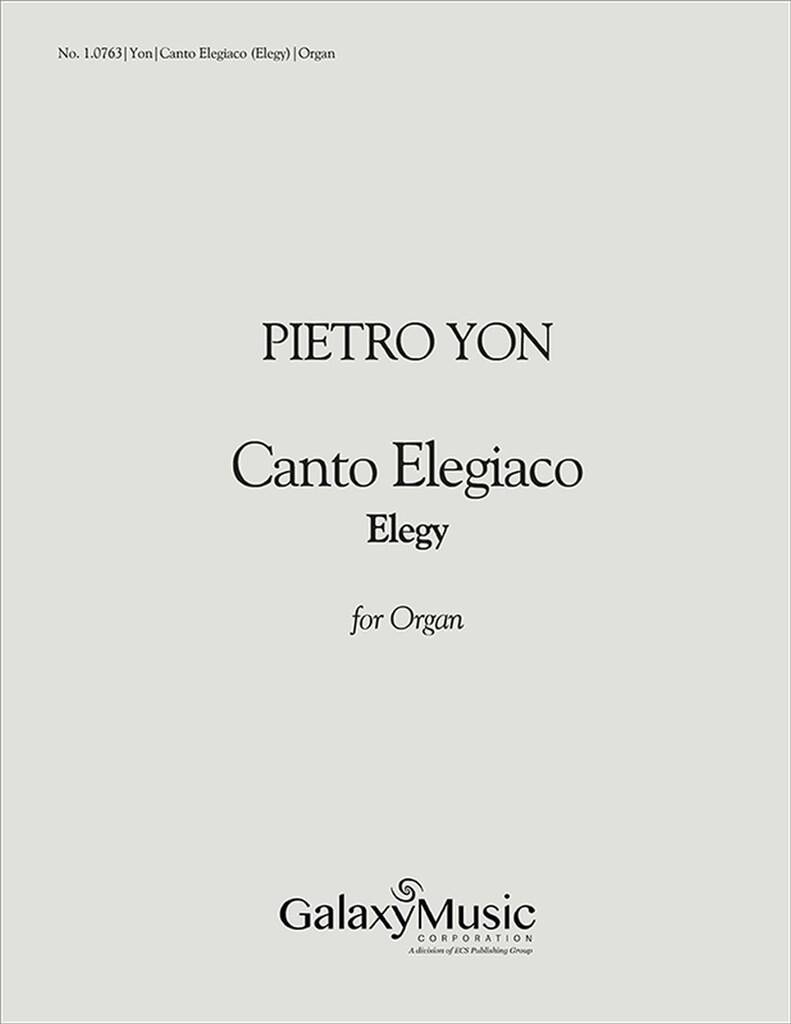 Canto Elegiaco : Elegy
