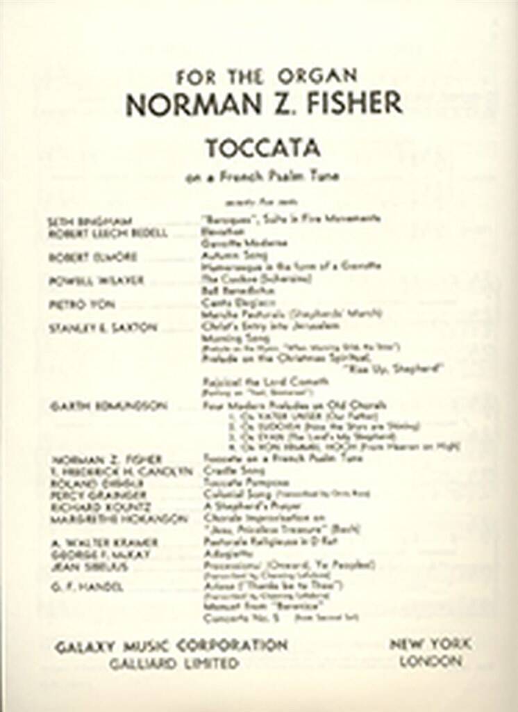 Toccata on A French Psalm Tune