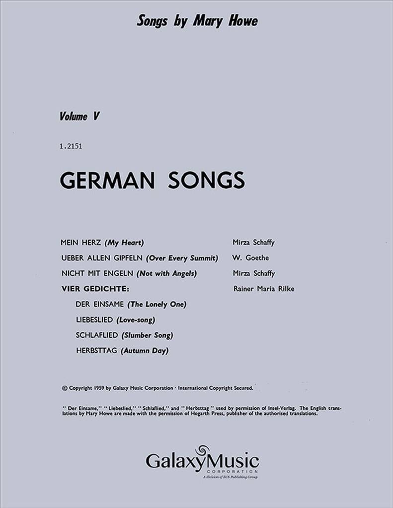 German Songs