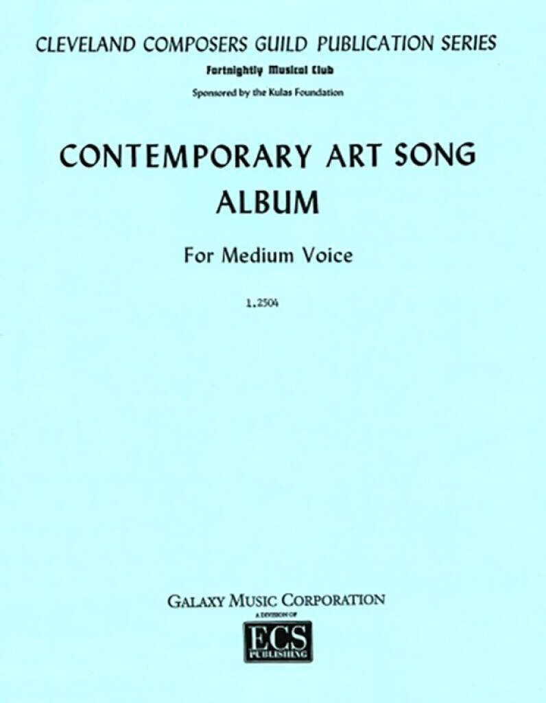 Contemporary Art Song Album, Book 2