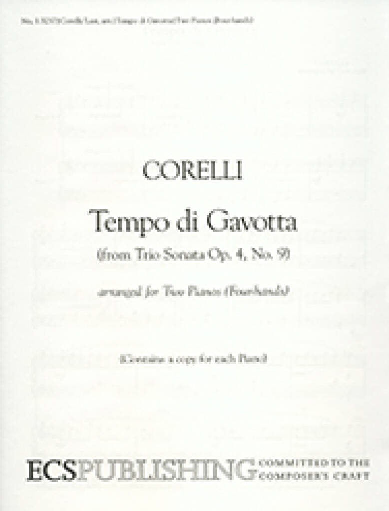 Tempo di Gavotta : includes 2 copies