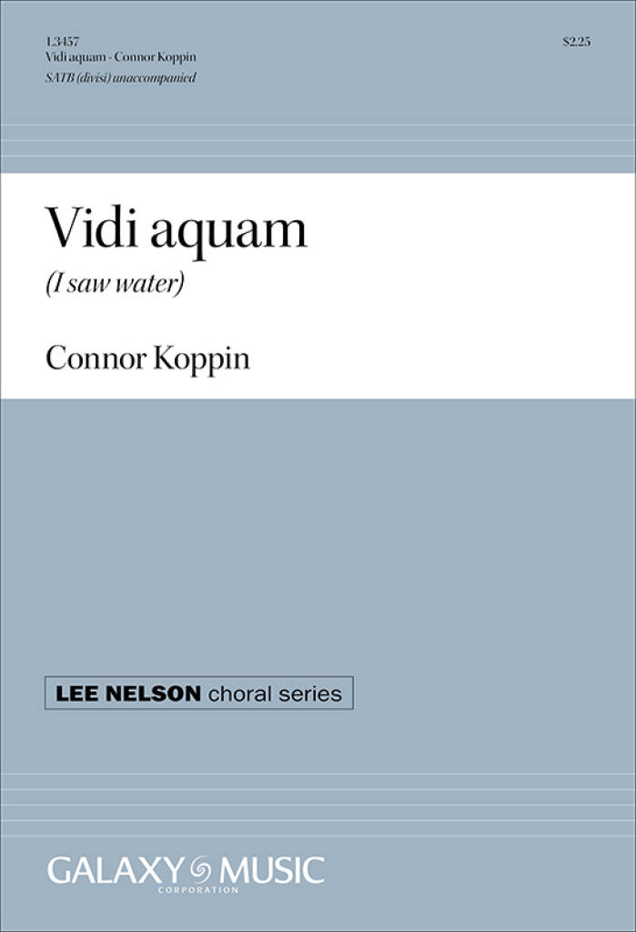 Vidi aquam (I saw water)