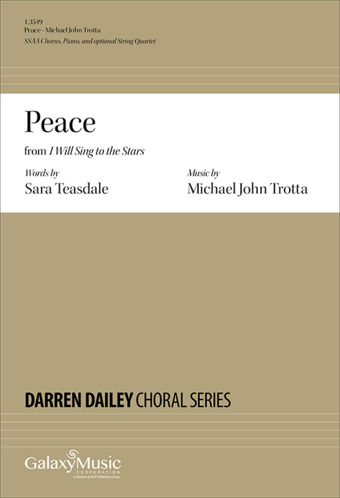 Peace : From I Will Sing To The Stars