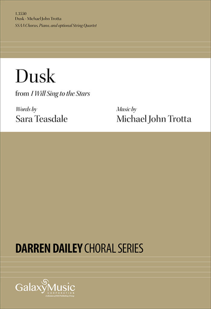 Dusk : From I Will Sing To The Stars