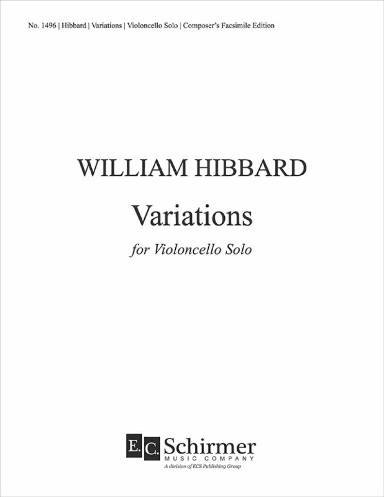 Variations for Violoncello Solo