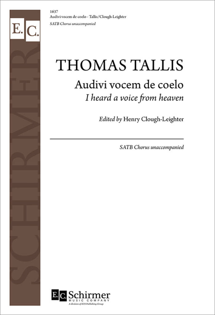 I Heard a Voice : Audivi vocem de coelo