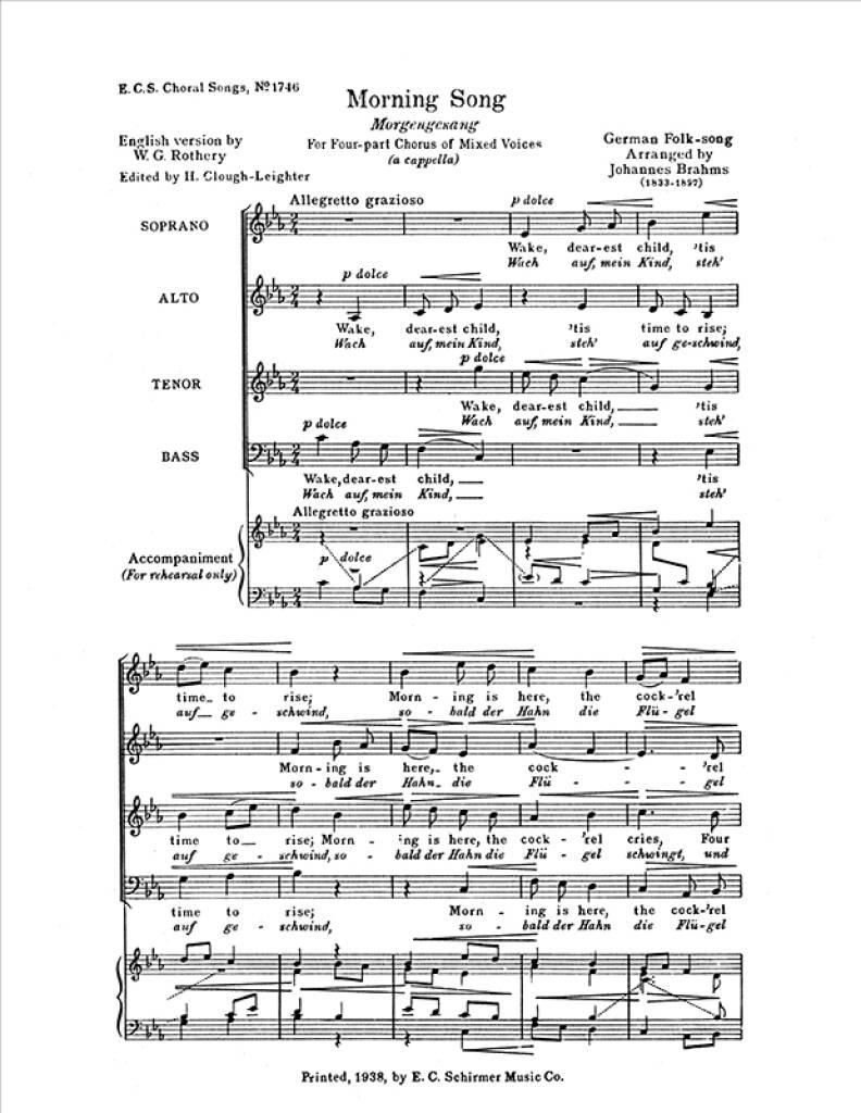Morning Song : Morgengesang