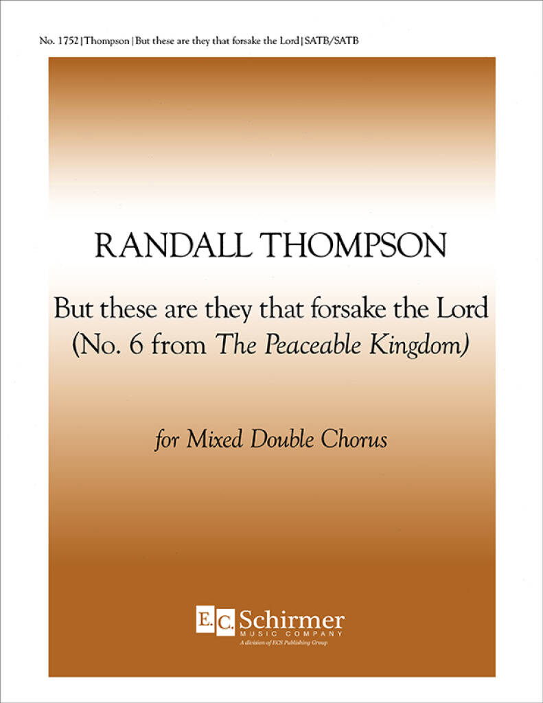The Peaceable Kingdom : But these are they that forake the Lord