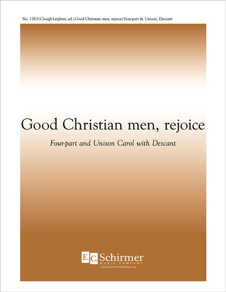 Good Christian Men, Rejoice