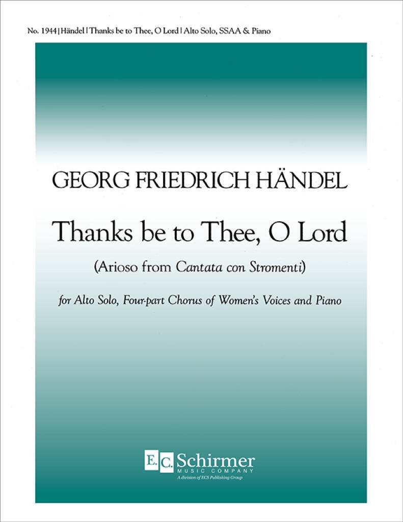 Thanks Be To Thee, O Lord