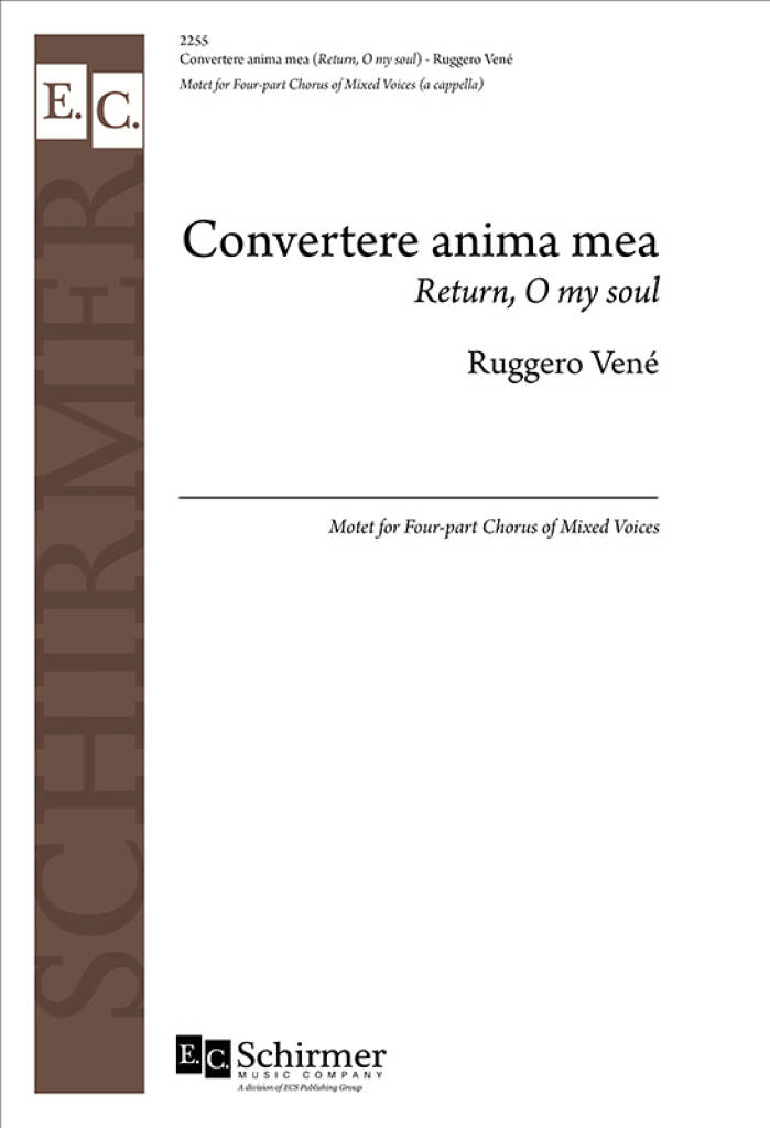 Convertere anima mea : Return, O My Soul