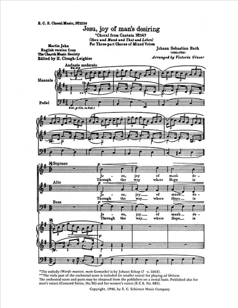 Jesu, Joy of Man's Desiring, BWV 147