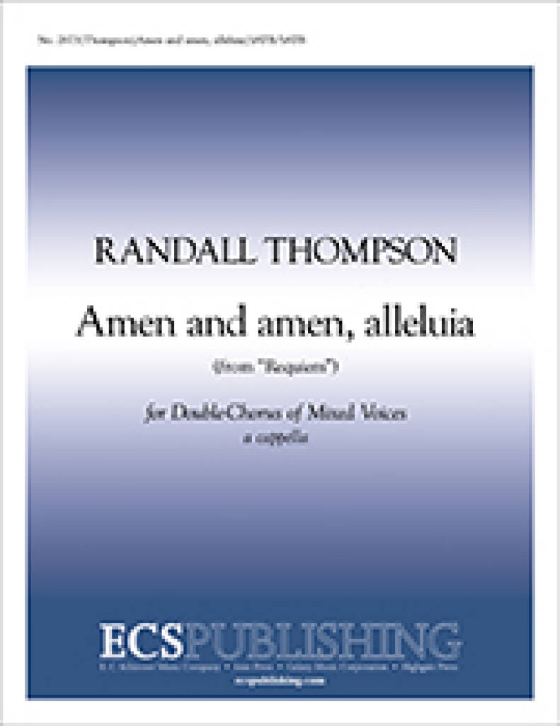 Requiem: Amen and amen, alleluia