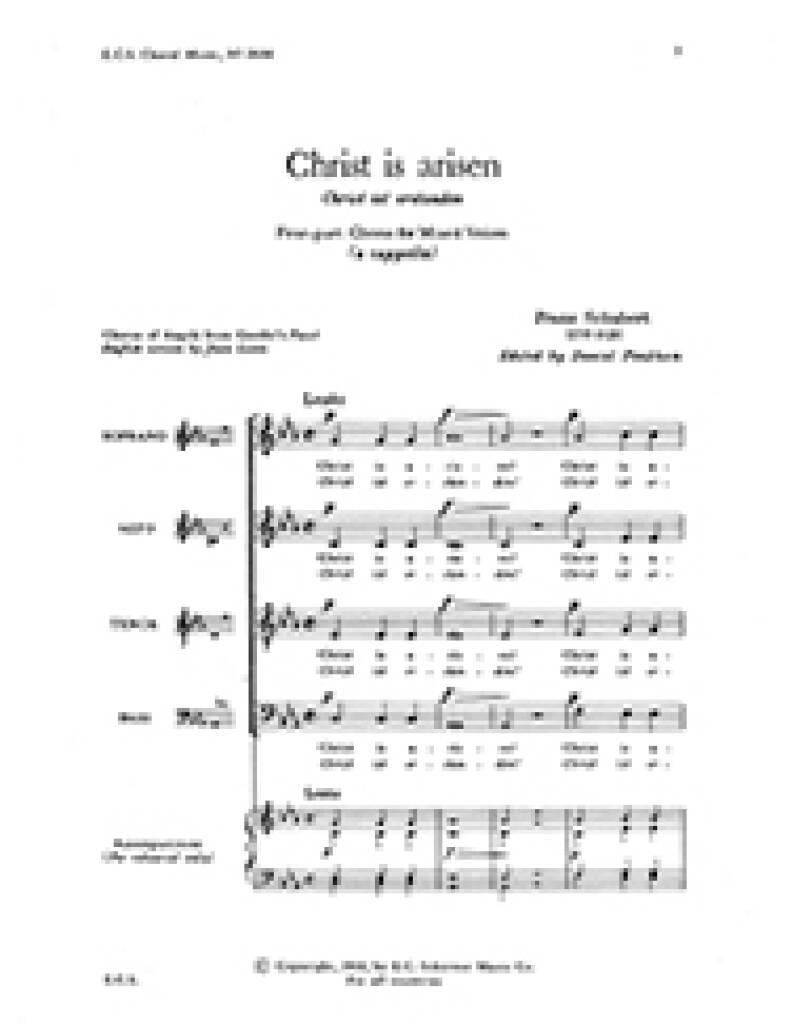 Christ Is arisen : Christ ist erstanden