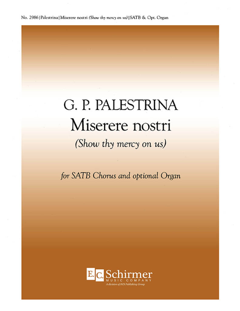 Miserere Nostri : Show thy mercy on us
