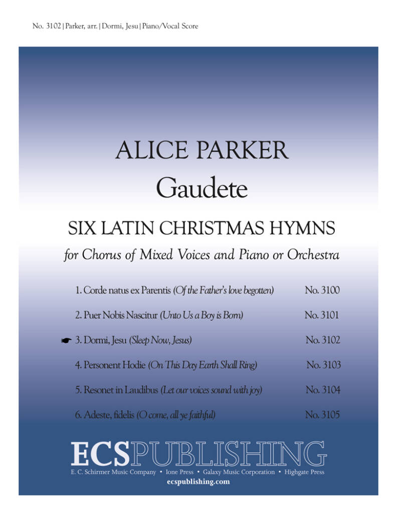 Gaudete: No. 3. Dormi, Jesu