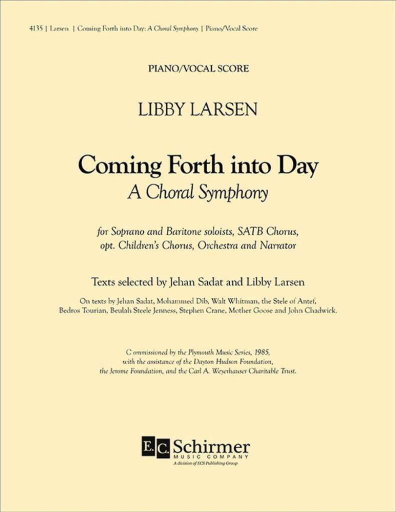 Coming Forth Into Day : Full Score
