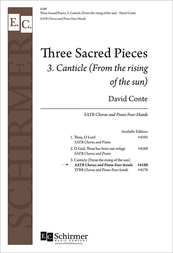 Three Sacred Pieces: No. 3. Canticle