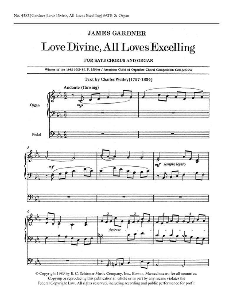 Love Divine, All Loves Excelling