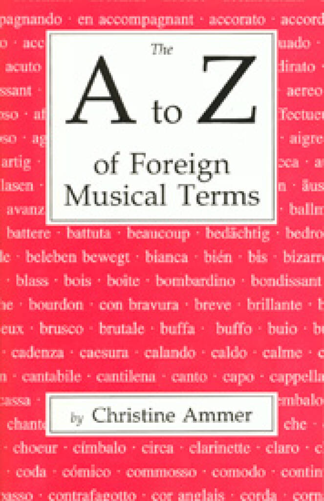 A to Z of Foreign Musical Terms