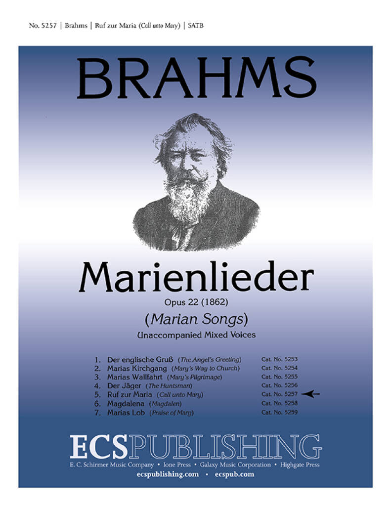Marienlieder: No. 5. Ruf zur Maria : Call unto Mary