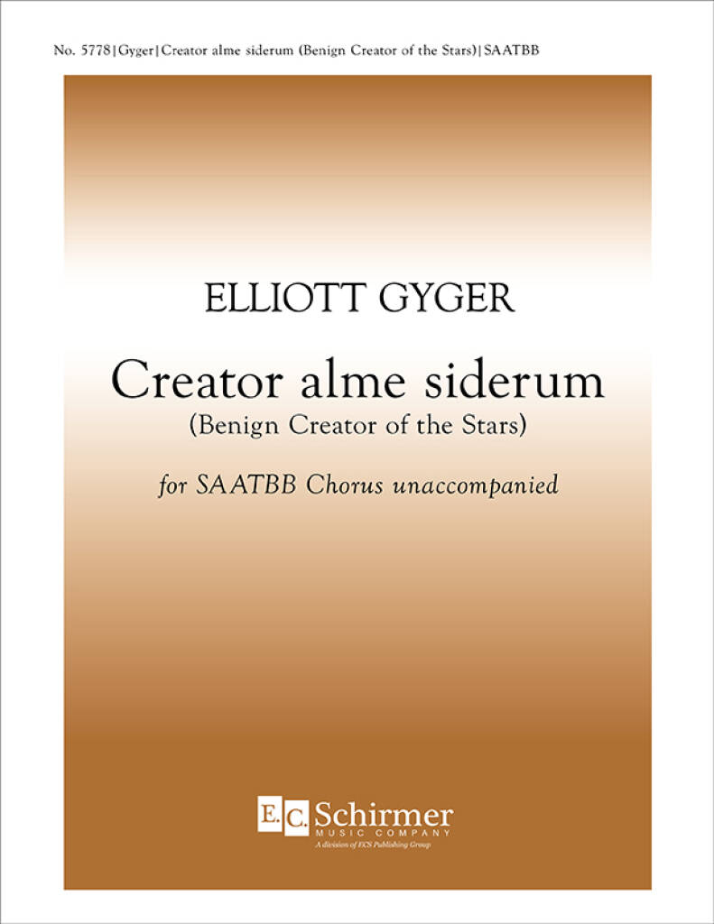 Creator alma siderum : Benign Creator of the Stars