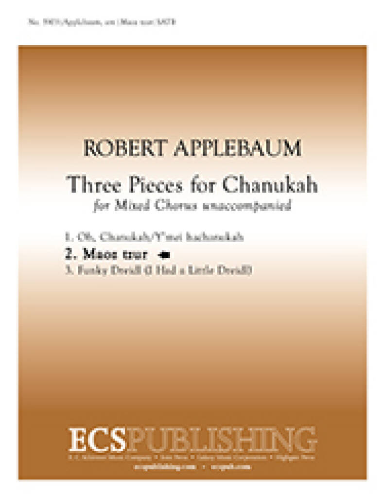Three Pieces for Chanukah: No. 2 Maoz tzur