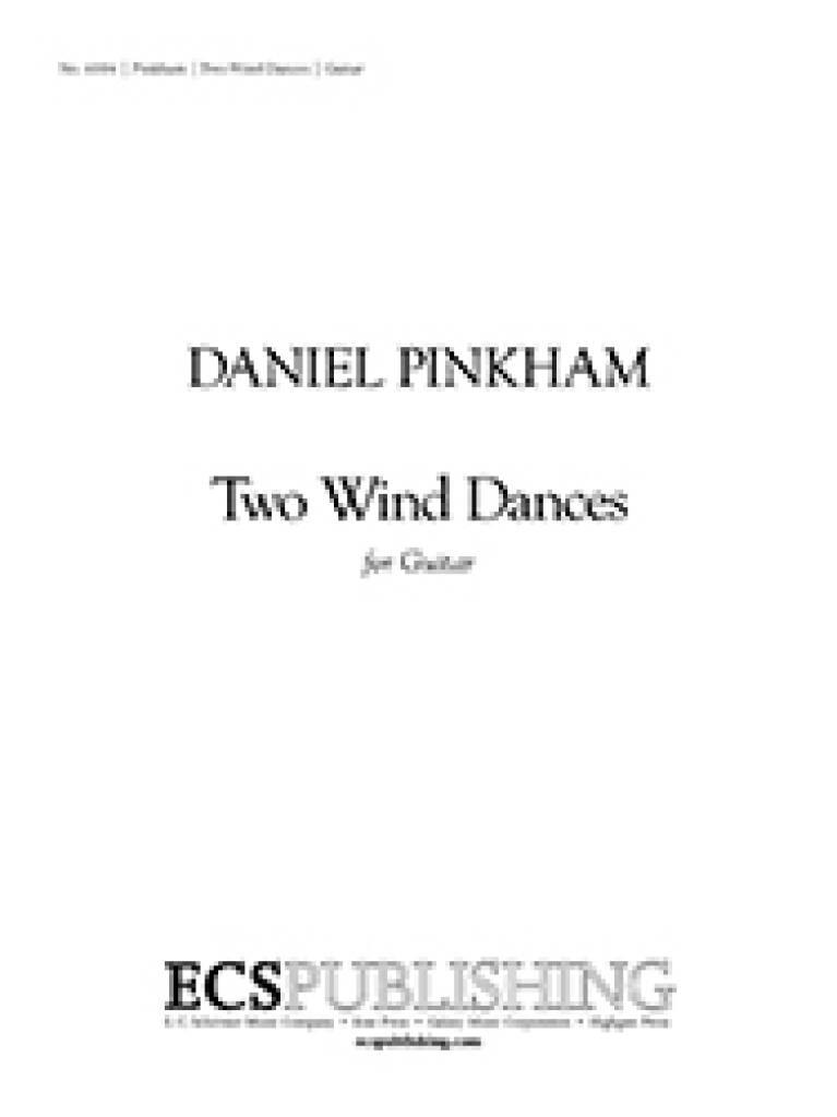 Two Wind Dances : for guitar