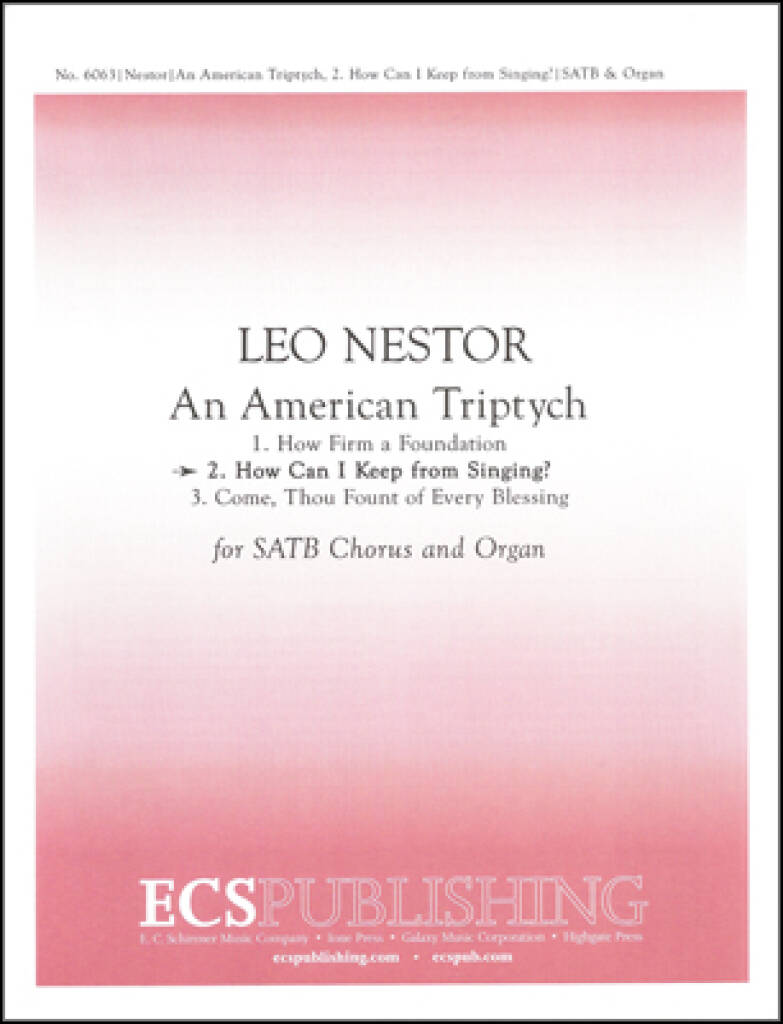 An American Triptych : 2. How Can I Keep from Singing?