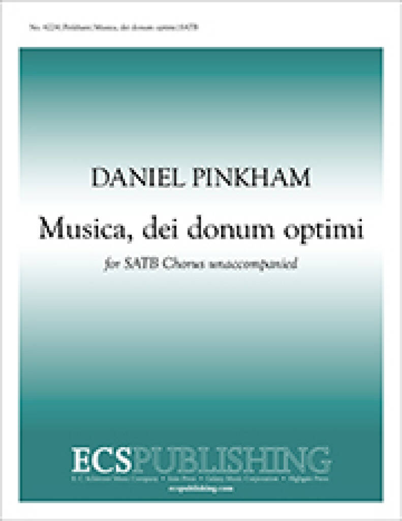 Musica, dei donum optimi