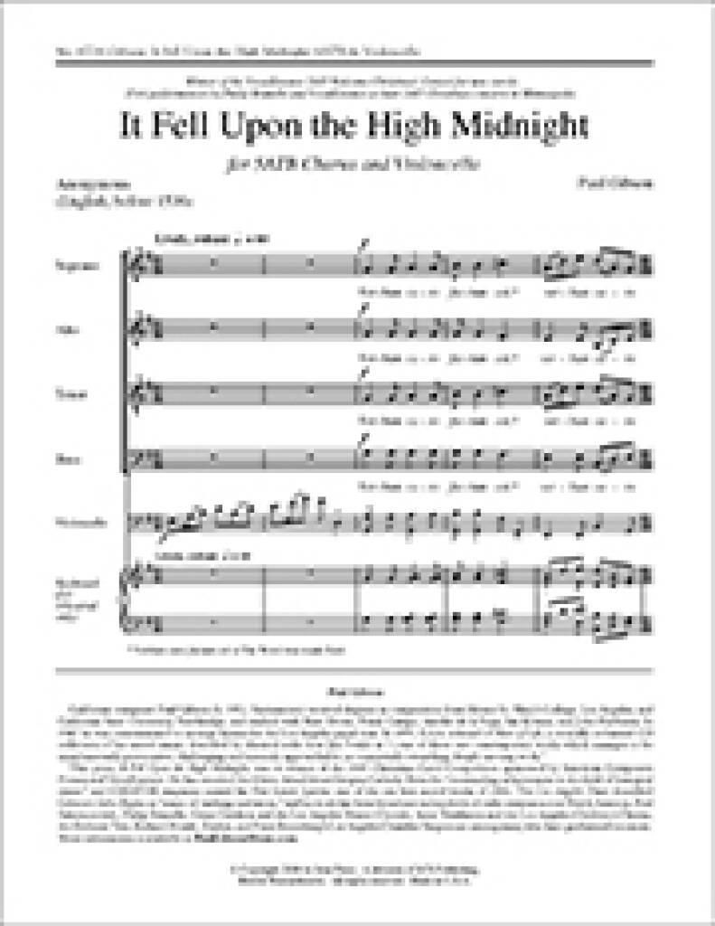 It Fell Upon the High Midnight