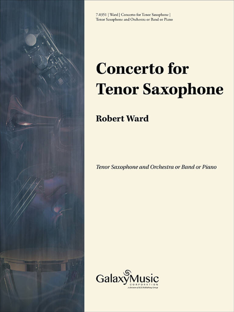 Concerto for Tenor Saxophone & Orchestra : Saxophone/piano score