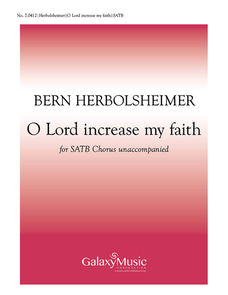 O Lord, Increase My Faith