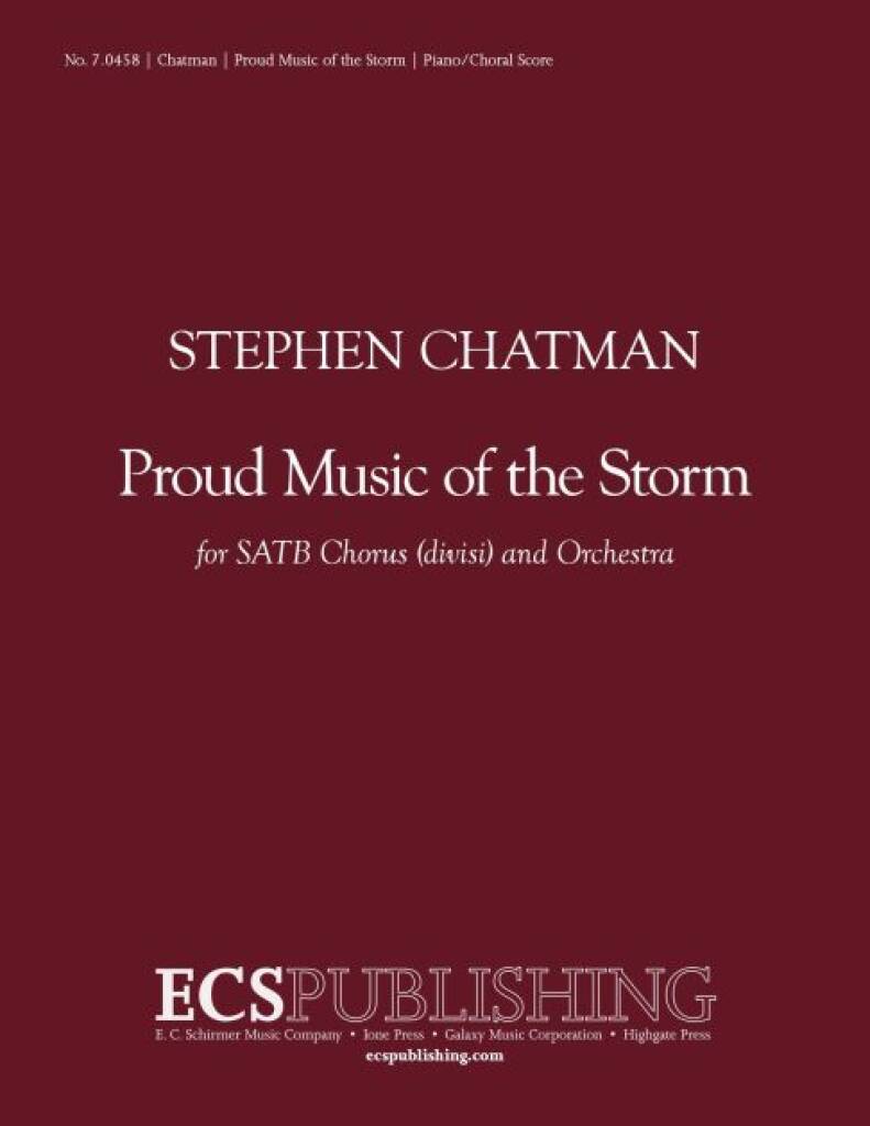 Proud Music of the Storm : Piano/Choral score