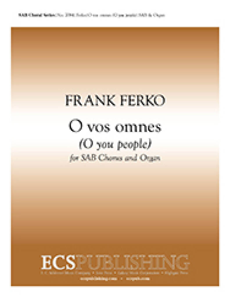 O vos omnes : O you people