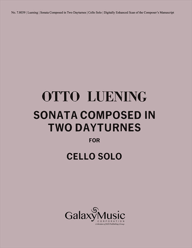 Sonata Composed in Two Dayturns